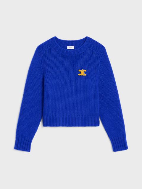 crewneck sweater IN cashmere and silk