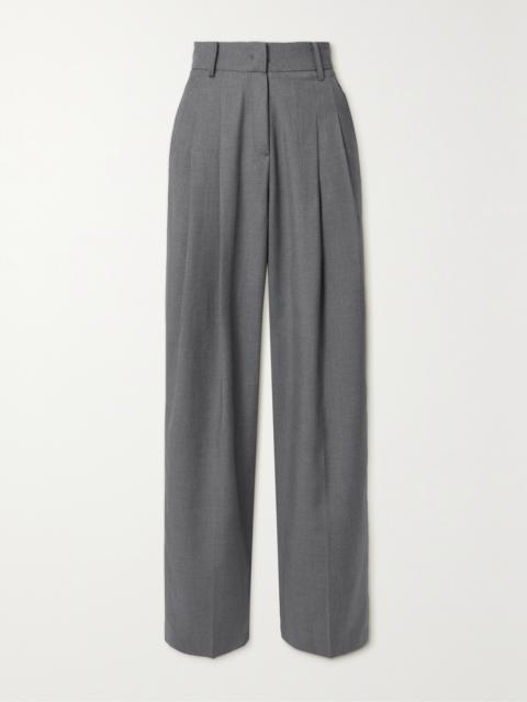 Gelso Pleated Tencel-blend Straight-leg Pants