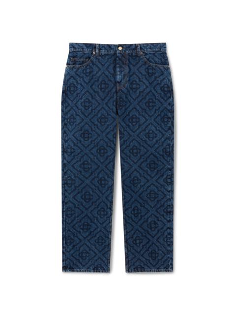 Dark Vintage Monogram Jeans