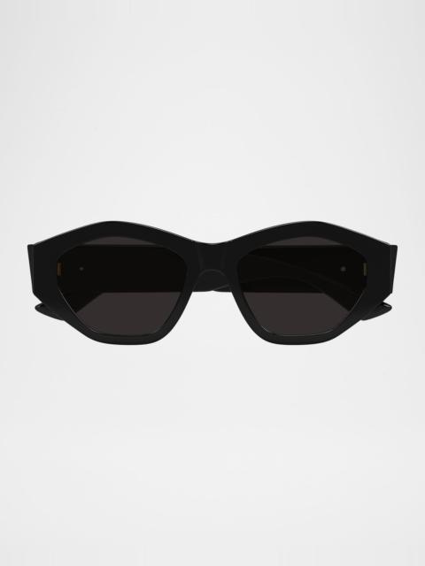 Classic Acetate Geometric Sunglasses