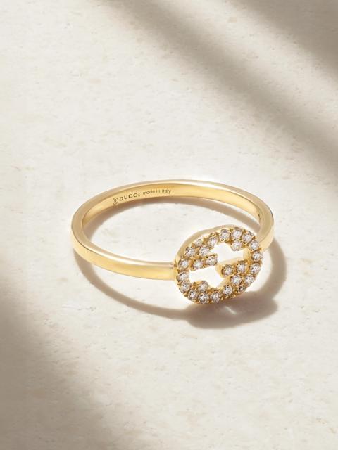 Gg 18-karat Gold Diamond Ring