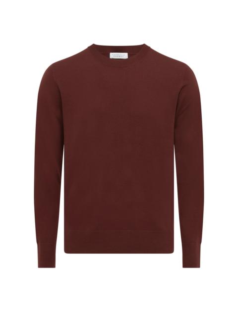 Palco Knit Sweater in Burnt Sienna Merino Wool