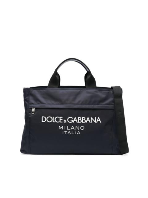 raised logo holdall