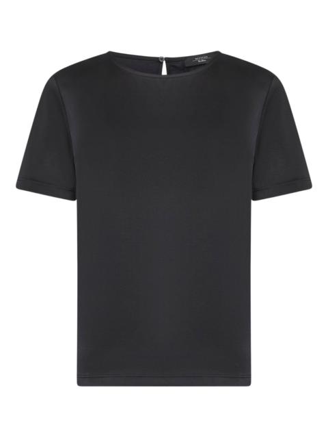 boat-neck T-shirt