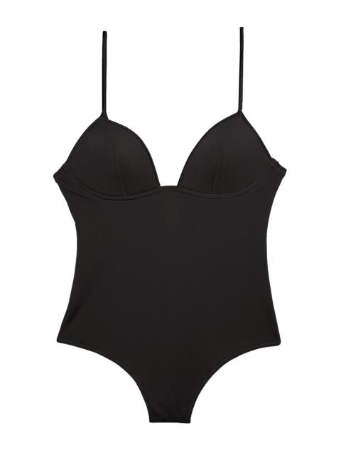 Cupped Nonwire Bodysuit black