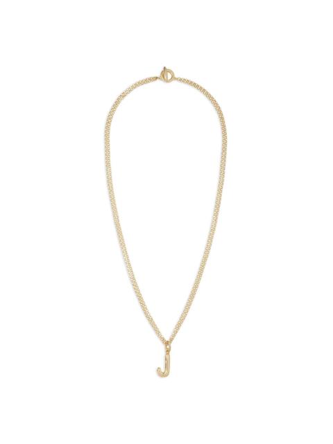 The Puffy Initial necklace