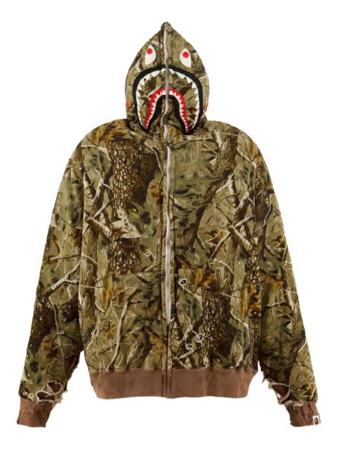 x A Bathing Ape® shark-hooded sweatshirt