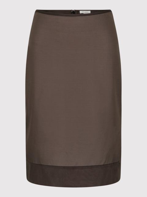 Transparent Skirt - Black Olive