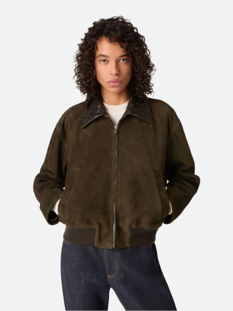 Suede Leather Blouson