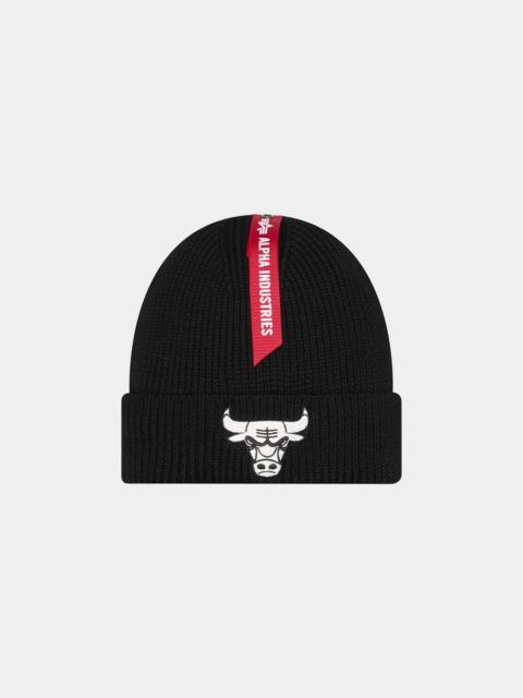 CHICAGO BULLS X ALPHA X NEW ERA SHORT CUFF BEANIE