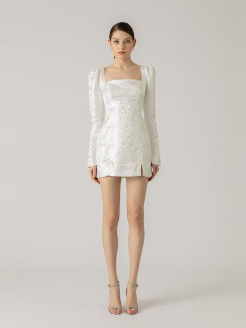 JEN CHINESE JACQUARD MINI DRESS