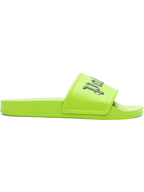 Palm Angels Pool Slides Light Green