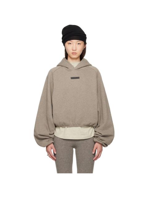 Brown Modern Fit Hoodie