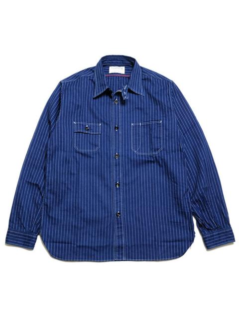 FICTION ROMANCE - 8.5oz. Wabash Stripe Work Shirt - SC25551A