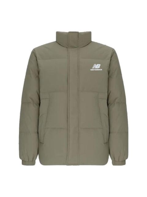 New Balance Logo Sports Down Jackets 'Green' AMJ24359-CGN
