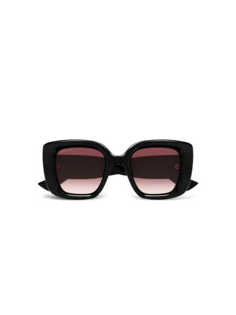 square-frame sunglasses