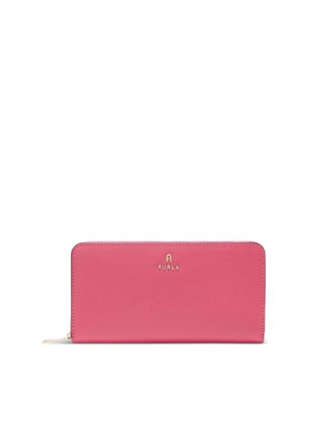 XL Camelia zip-fastening wallet