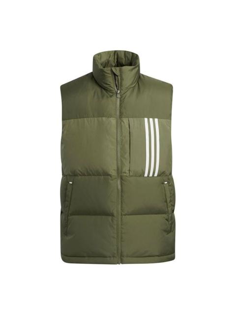 adidas Neo SW Down Vests 'Green White' H45278