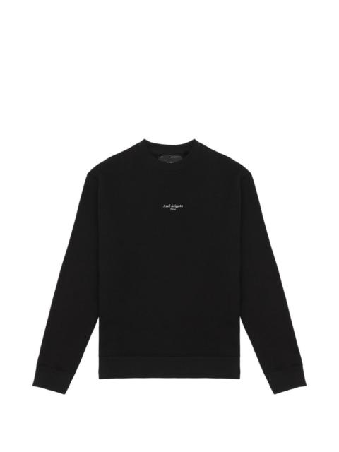 logo-print organic cotton sweatshirt