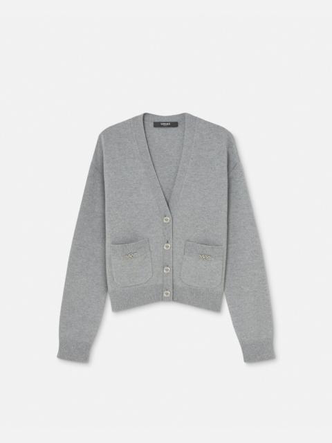 Cashmere-Blend Knit Boxy Cardigan