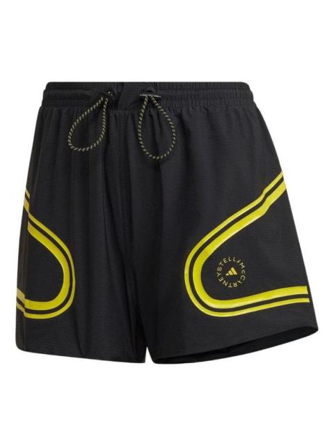 (WMNS) adidas by Stella McCartney TruePace Running Shorts 'Black Green' HG6858