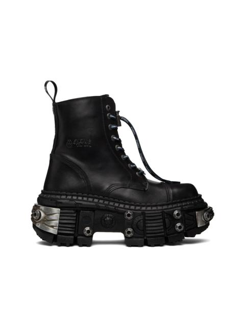 Black New Rock Edition Destroyer Boots