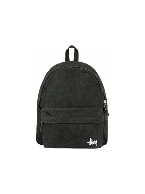 Stussy Canvas Backpack Washed Black