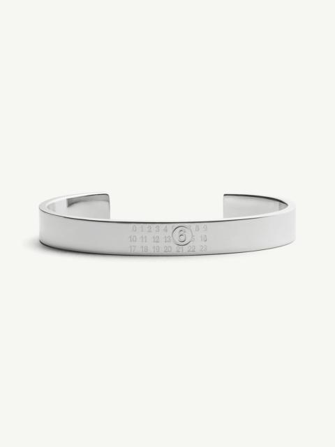Numeric Minimal Signature Cuff Bracelet