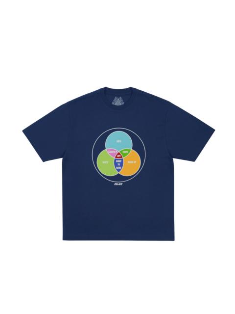 ZEN DIAGRAM T-SHIRT NAVY