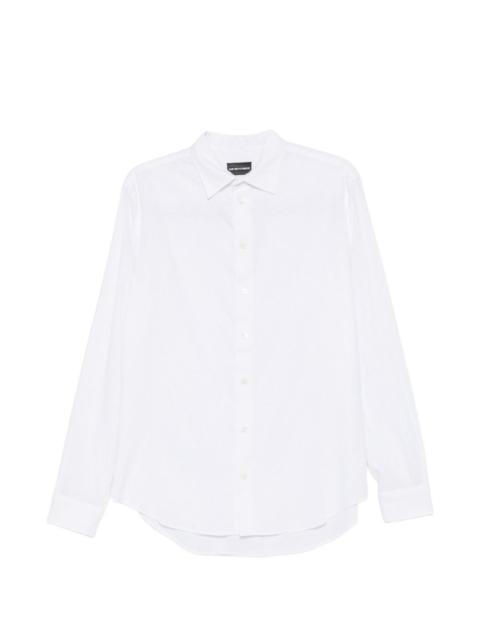 button linen shirt