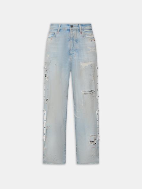 BONES STUDDED BAGGY JEAN