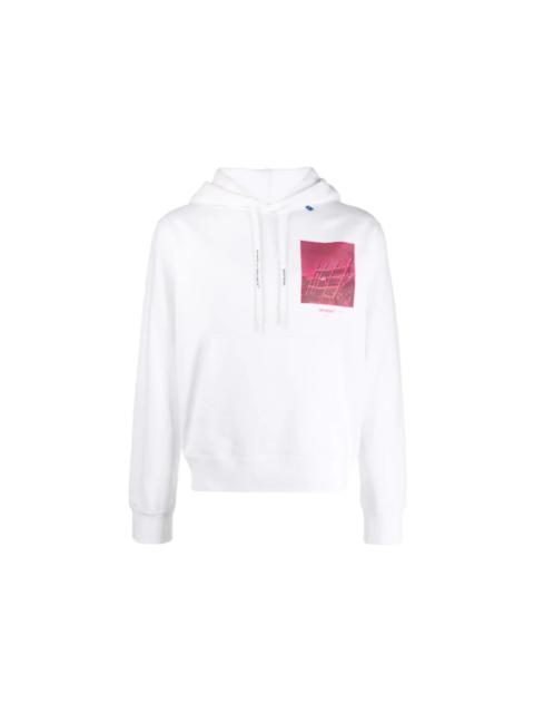 OFF-WHITE Arrows Sketch Loose Fit Hoodie White