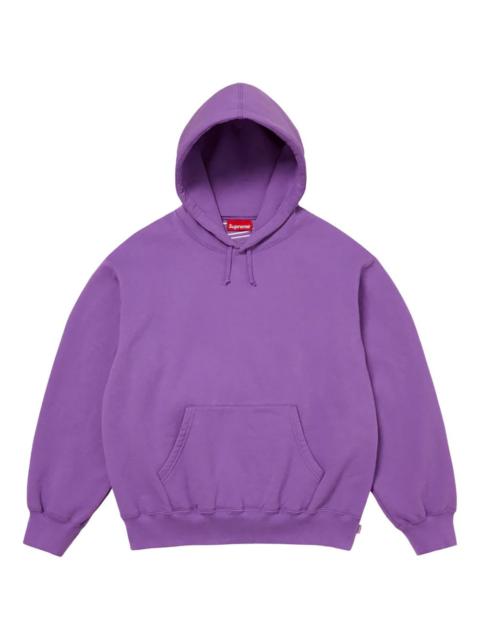 logo appliqué hoodie