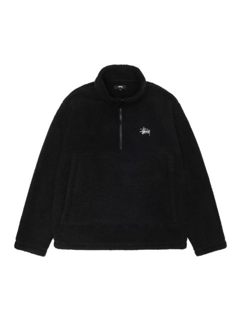 Stussy Polar Fleece Neck Warmer ブラック 新品 Stüssy Stussy Polar Fleece Half Zip Mock Neck 'Black' - 118542