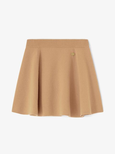 CASHMERE WOOL MINI SKIRT