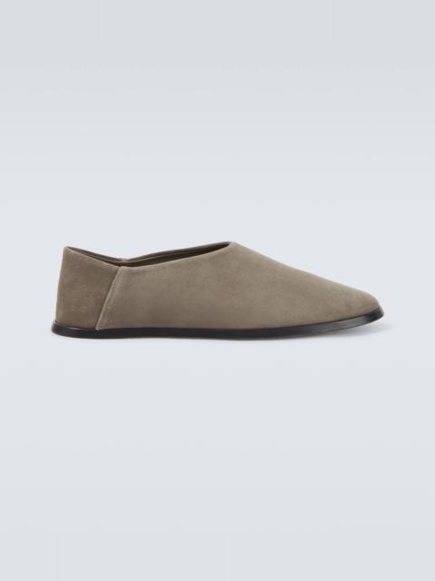 Suede loafers
