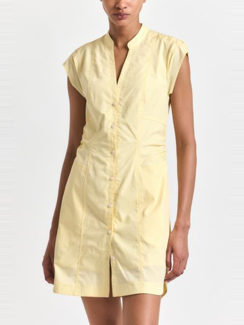 ELYSE COTTON POPLIN BUTTON FRONT DRESS