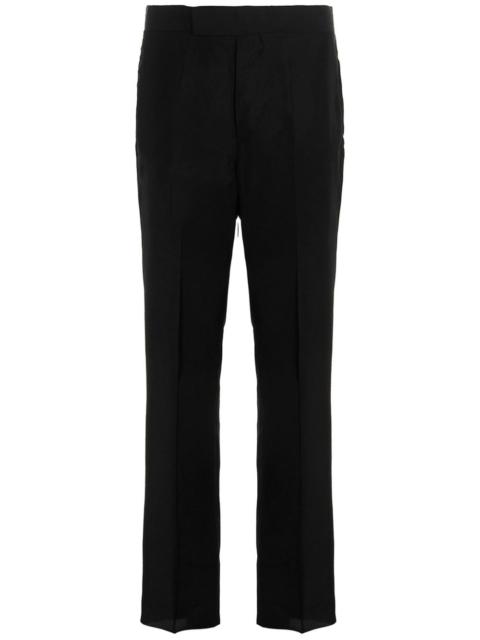 straight-leg trousers
