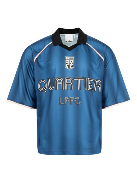 logo-detail collared jersey