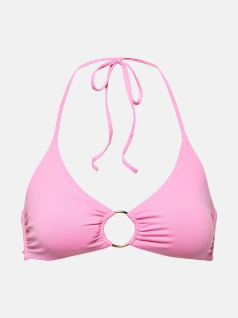 Hamburg ring-detail bikini top