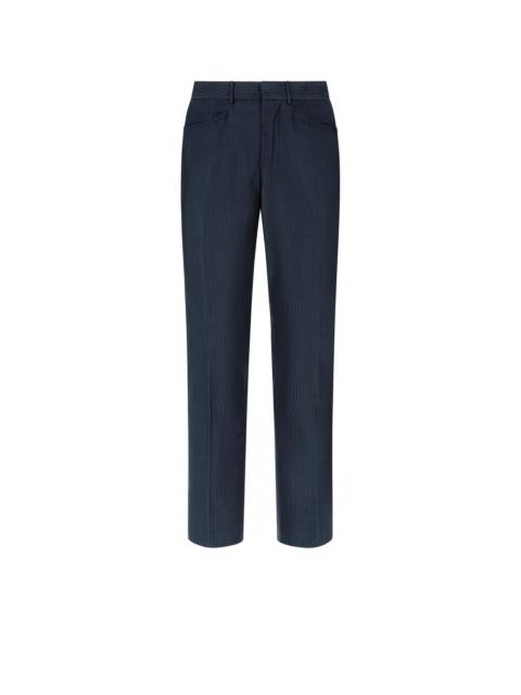 SILK COTTON CANNETE DYLLAN TROUSER
