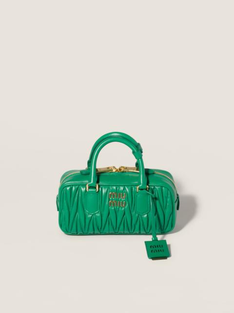 Arcadie matelassé nappa leather bag