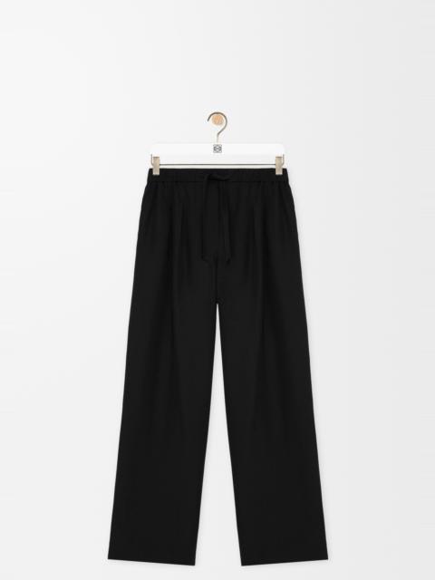 Pyjama trousers in silk