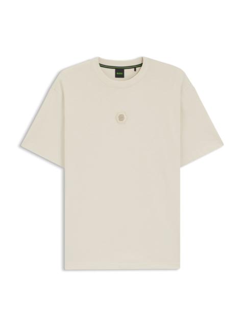 COTTON-JERSEY T-SHIRT WITH DOUBLE B MONOGRAM