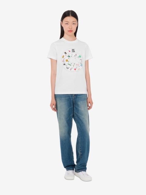 PRINTED ORGANIC COTTON JERSEY T-SHIRT