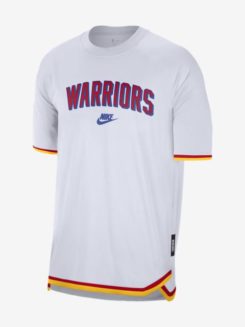 Golden State Warriors Hardwood Classics Men's Nike Dri-FIT NBA Short-Sleeve Pregame Top