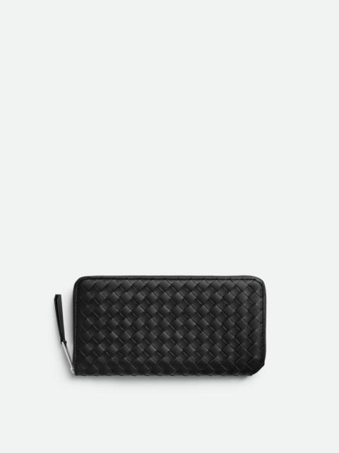 Intrecciato Piccolo Zip Around Wallet
