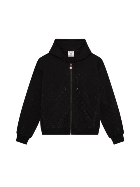 Crystal Monogram Long Sleeve Sweatshirt