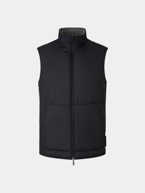 Willis reversible vest in Black/Grey