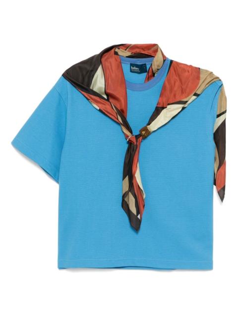 logo-embroidered top